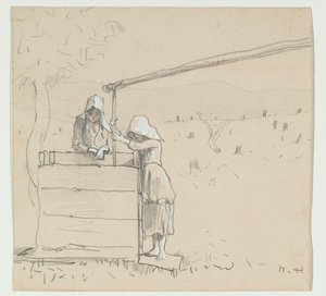Mädchen an einem Brunnen, 1879
